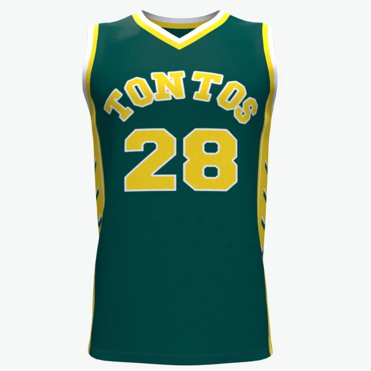 Bàsquet Jersei en color verd